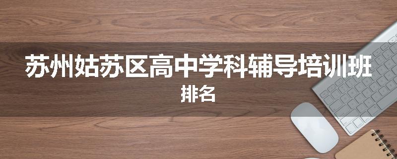 苏州姑苏区高中学科辅导培训班排名
