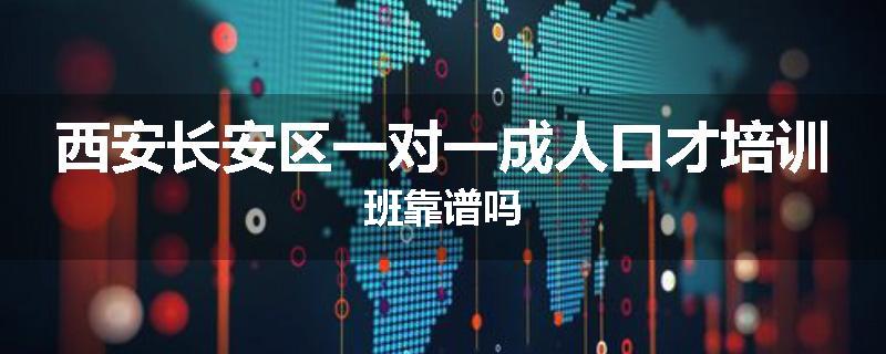 西安长安区一对一成人口才培训班靠谱吗