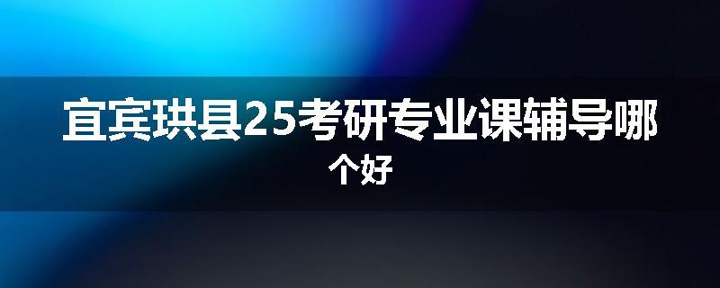 宜宾珙县25考研专业课辅导哪个好