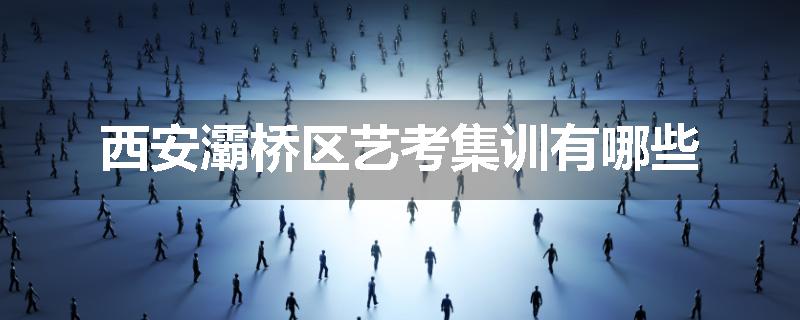 西安灞桥区艺考集训有哪些