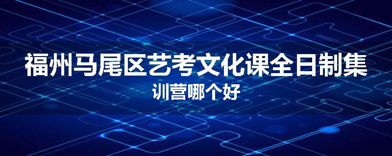福州马尾区艺考文化课全日制集训营哪个好