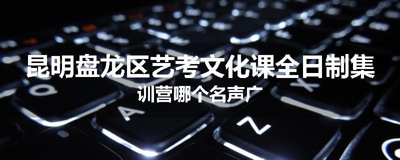 昆明盘龙区艺考文化课全日制集训营哪个名声广