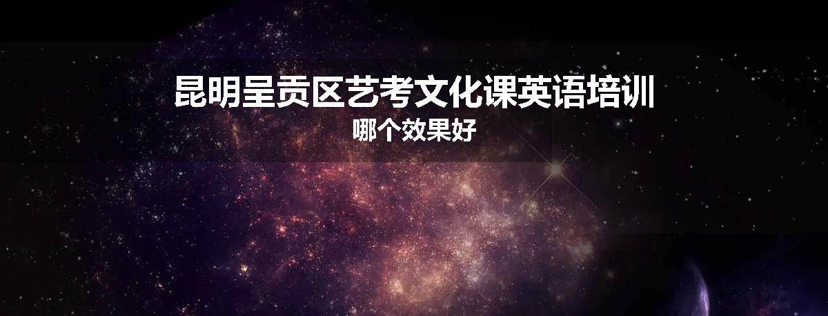昆明呈贡区艺考文化课英语培训哪个效果好