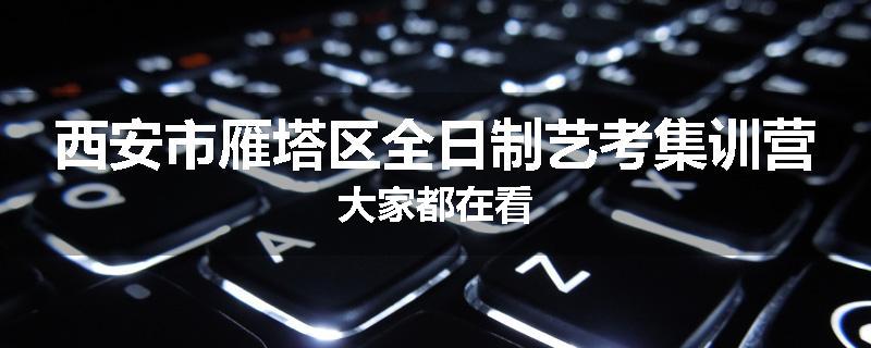西安市雁塔区全日制艺考集训营大家都在看