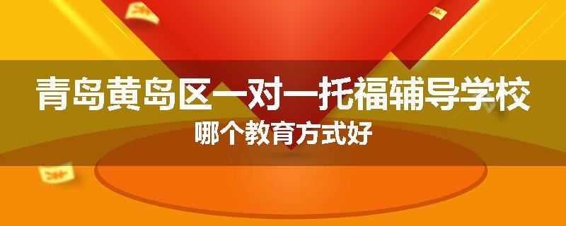 青岛黄岛区一对一托福辅导学校哪个教育方式好
