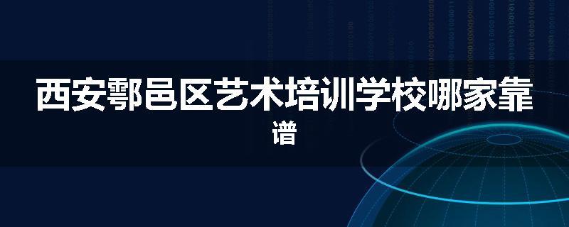 西安鄠邑区艺术培训学校哪家靠谱