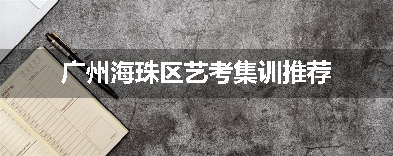 广州海珠区艺考集训推荐