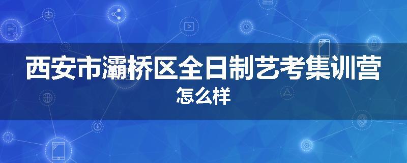 西安市灞桥区全日制艺考集训营怎么样