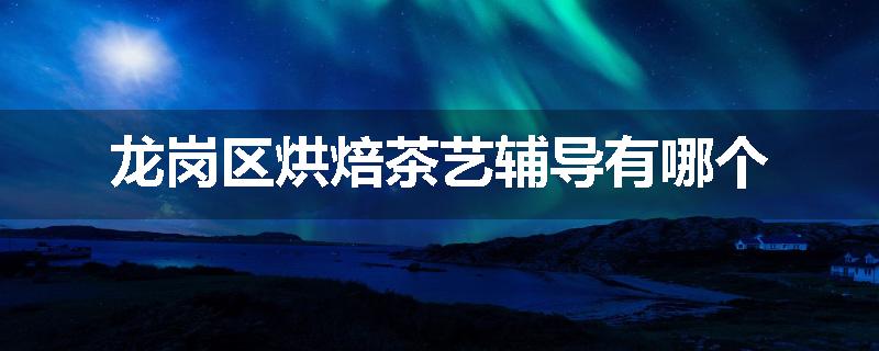 龙岗区烘焙茶艺辅导有哪个