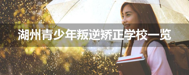 湖州青少年叛逆矫正学校一览