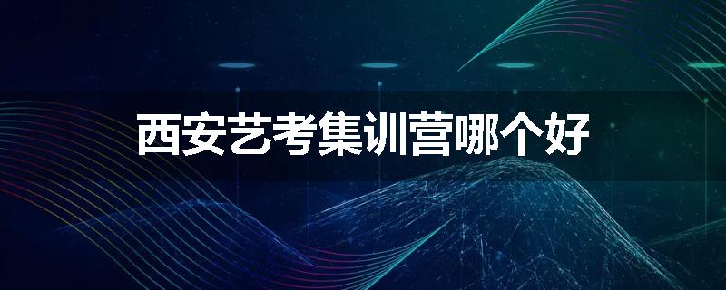 西安艺考集训营哪个好