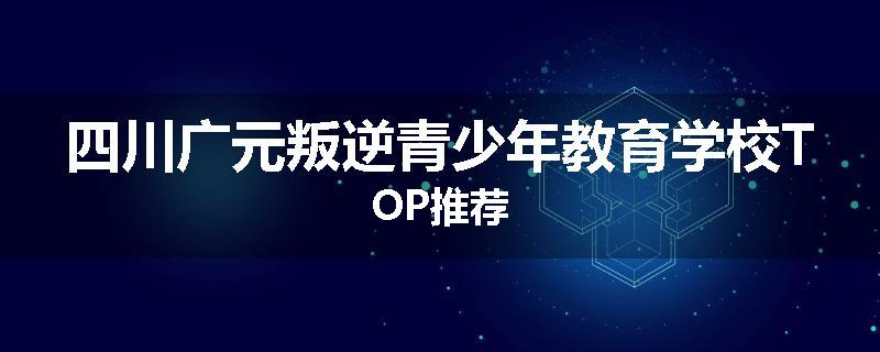 四川广元叛逆青少年教育学校TOP推荐