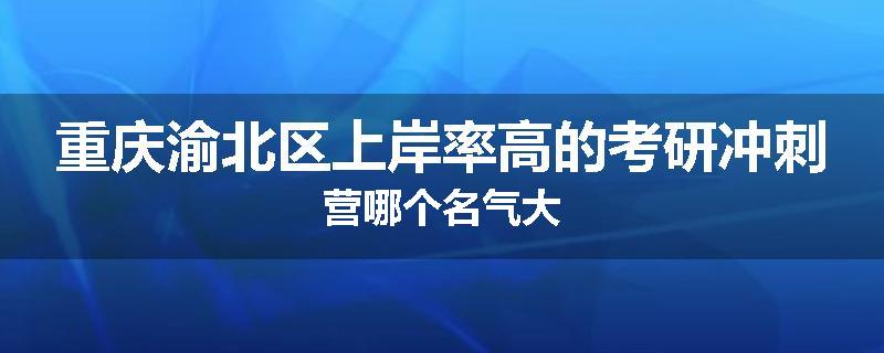 重庆渝北区上岸率高的考研冲刺营哪个名气大