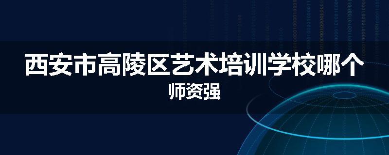 西安市高陵区艺术培训学校哪个师资强