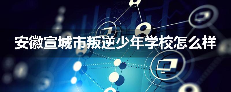 安徽宣城市叛逆少年学校怎么样