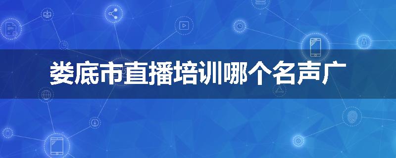 娄底市直播培训哪个名声广