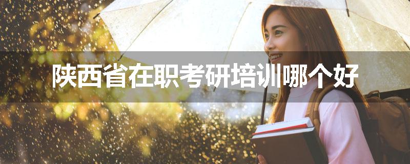 陕西省在职考研培训哪个好