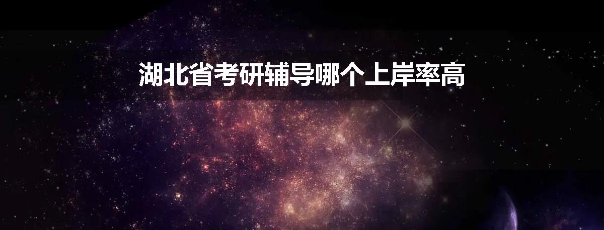 湖北省考研辅导哪个上岸率高