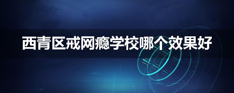 西青区戒网瘾学校哪个效果好