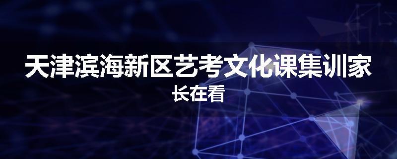 天津滨海新区艺考文化课集训家长在看