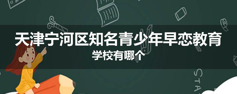 天津宁河区知名青少年早恋教育学校有哪个
