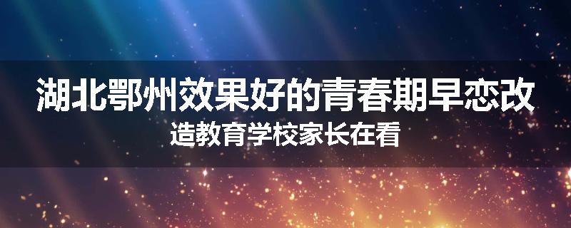湖北鄂州效果好的青春期早恋改造教育学校家长在看