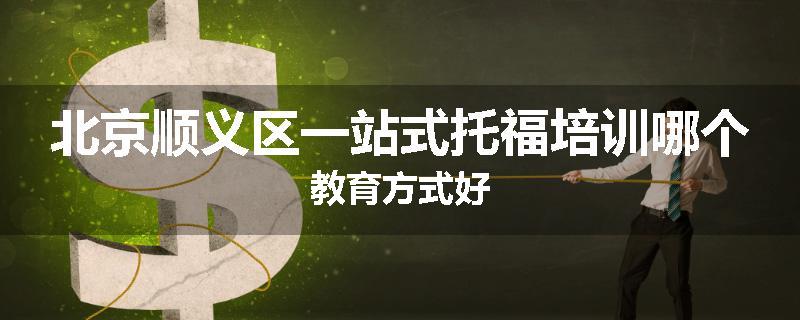 北京顺义区一站式托福培训哪个教育方式好