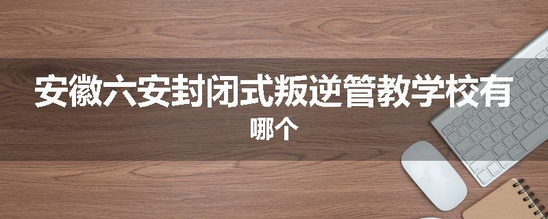 安徽六安封闭式叛逆管教学校有哪个