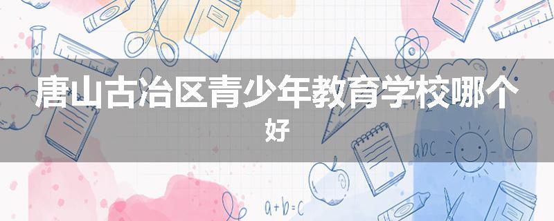 唐山古冶区青少年教育学校哪个好