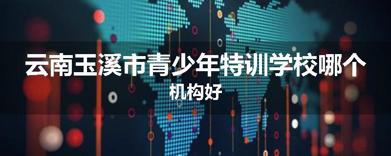 云南玉溪市青少年特训学校哪个机构好