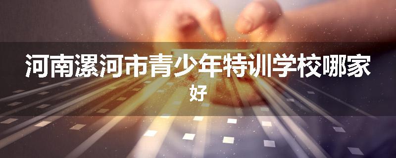 河南漯河市青少年特训学校哪家好
