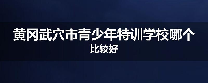 黄冈武穴市青少年特训学校哪个比较好