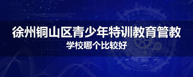 徐州铜山区青少年特训教育管教学校哪个比较好