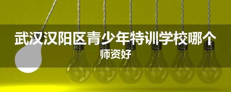 武汉汉阳区青少年特训学校哪个师资好