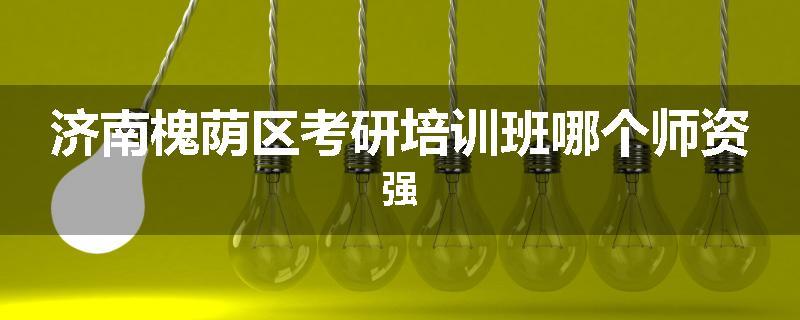济南槐荫区考研培训班哪个师资强