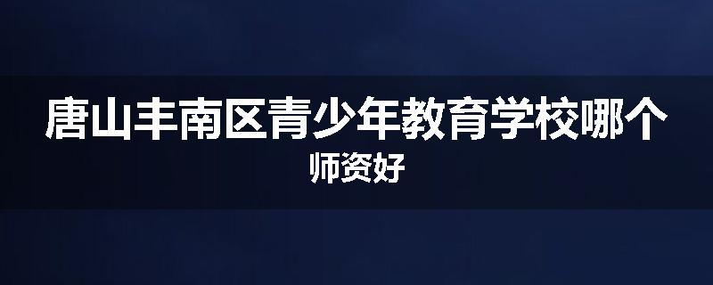 唐山丰南区青少年教育学校哪个师资好
