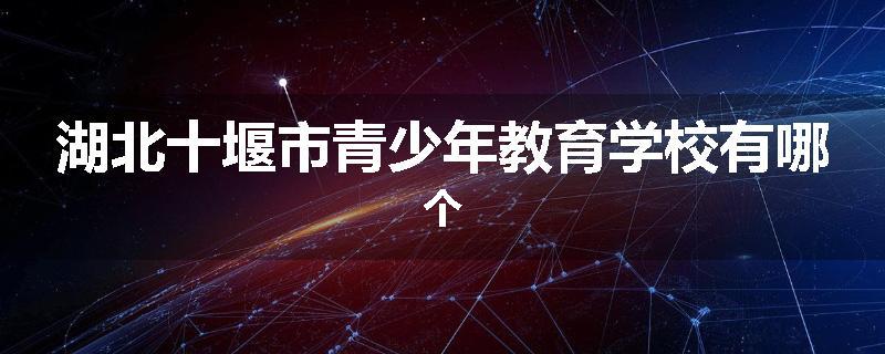 湖北十堰市青少年教育学校有哪个