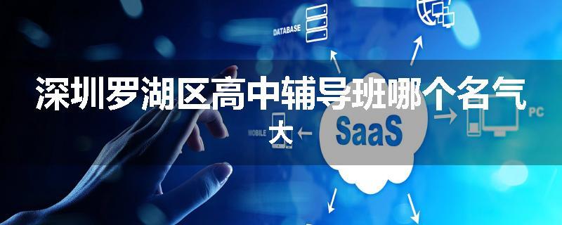 深圳罗湖区高中辅导班哪个名气大