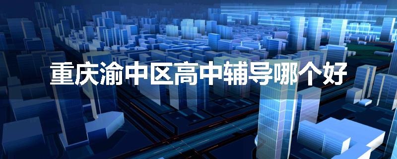 重庆渝中区高中辅导哪个好