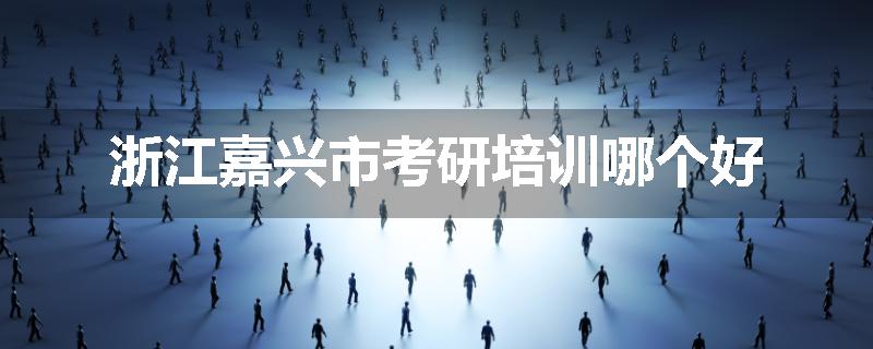 浙江嘉兴市考研培训哪个好