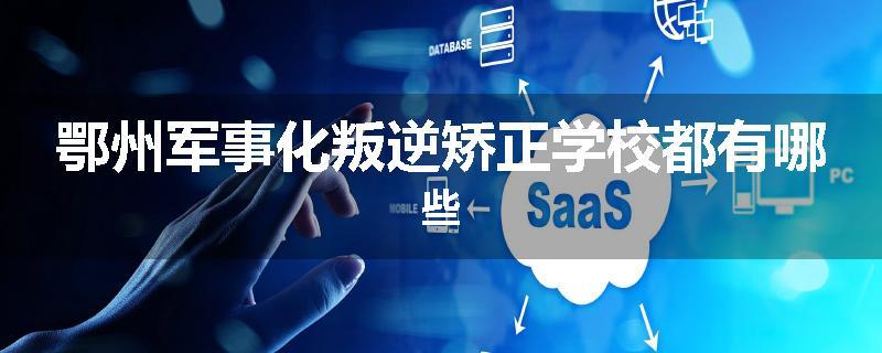 鄂州军事化叛逆矫正学校都有哪些