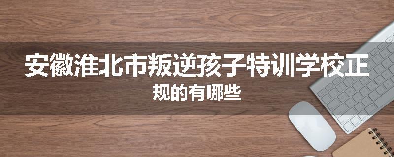 安徽淮北市叛逆孩子特训学校正规的有哪些