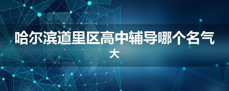 哈尔滨道里区高中辅导哪个名气大