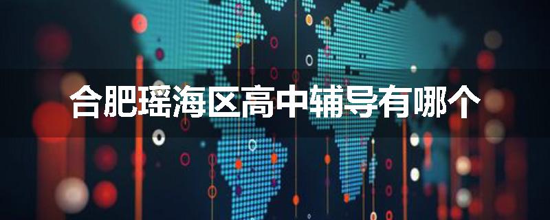 合肥瑶海区高中辅导有哪个
