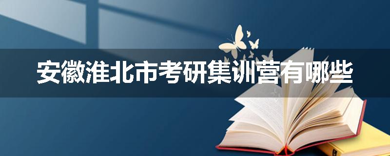 安徽淮北市考研集训营有哪些