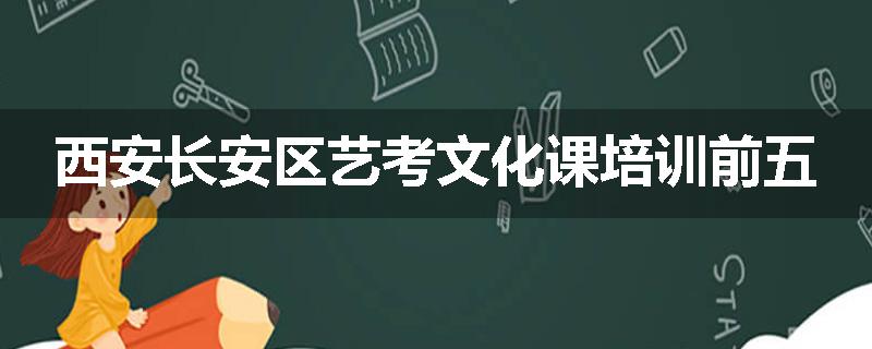 西安长安区艺考文化课培训前五