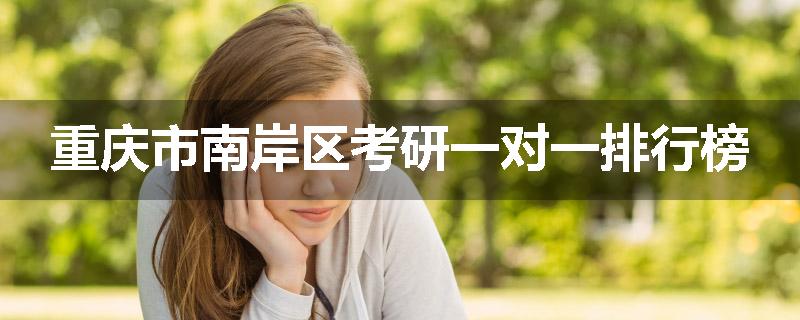 重庆市南岸区考研一对一排行榜