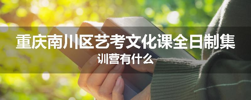 重庆南川区艺考文化课全日制集训营有什么