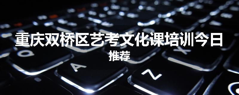 重庆双桥区艺考文化课培训今日推荐