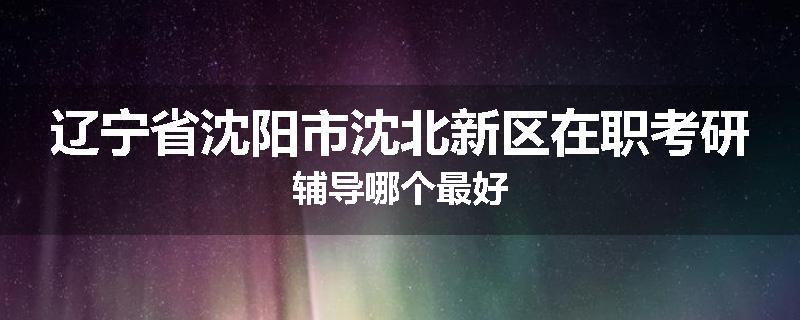 辽宁省沈阳市沈北新区在职考研辅导哪个最好